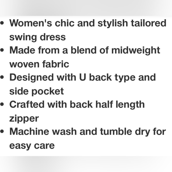 Tailored Swing Dress - Picture 4 of 4